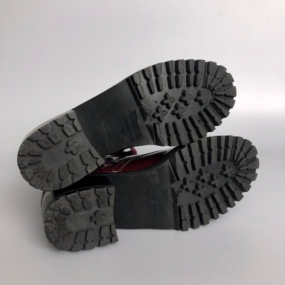 Like New Women's Topshop Burgundy Boots (mismatched size!) - Picture 4 of 10